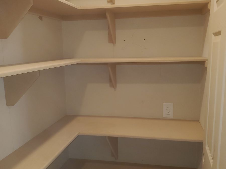 Pantry shelving
